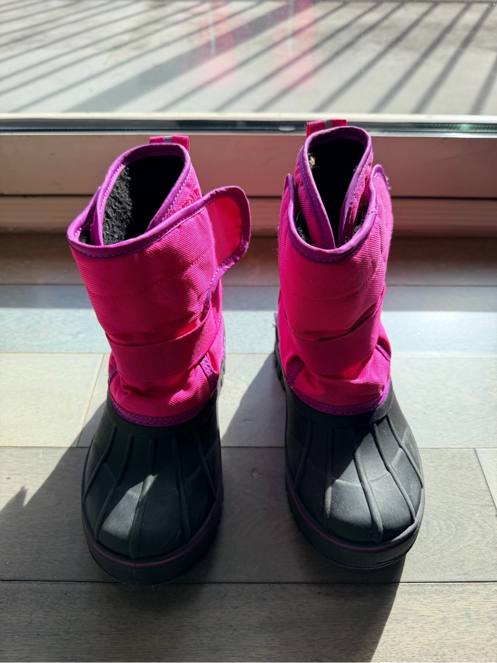 Girls' Magenta Waterproof Winter Boots